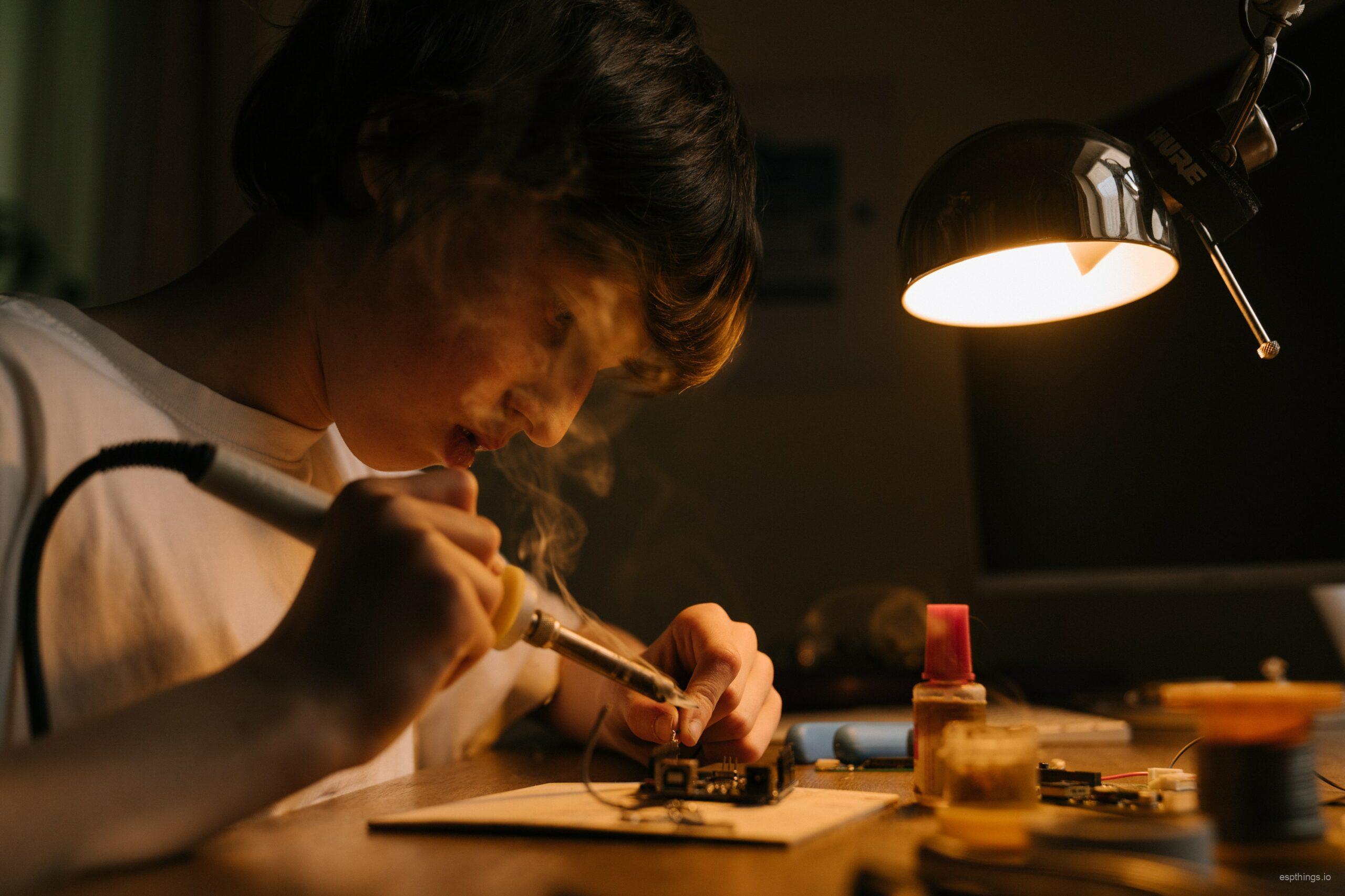 Soldering child